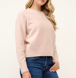 Poker Face Sweater -Dusty Pink