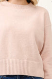 Poker Face Sweater -Dusty Pink